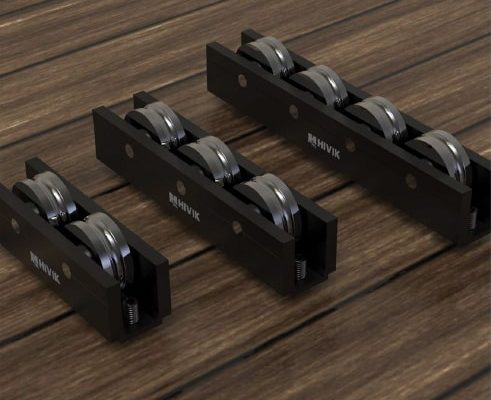 Aluminium window roller