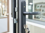 aluminium window lock handle