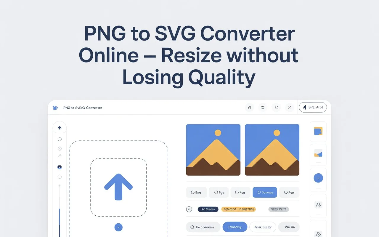 PNG to SVG Converter Online – Resize Without Losing Quality