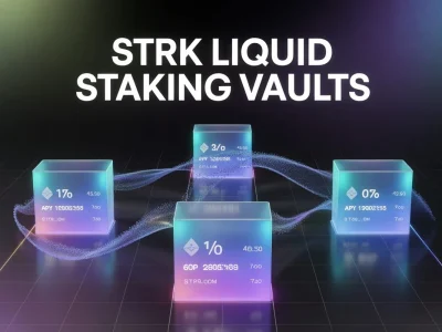 strk liquid staking vaults