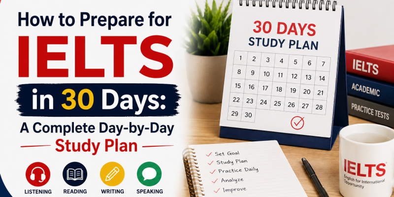 How to Prepare for IELTS in 30 Days